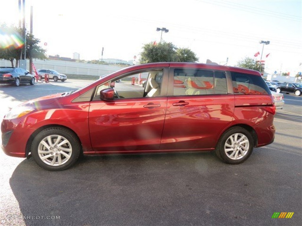2012 MAZDA5 Sport - Copper Red Mica / Sand photo #4