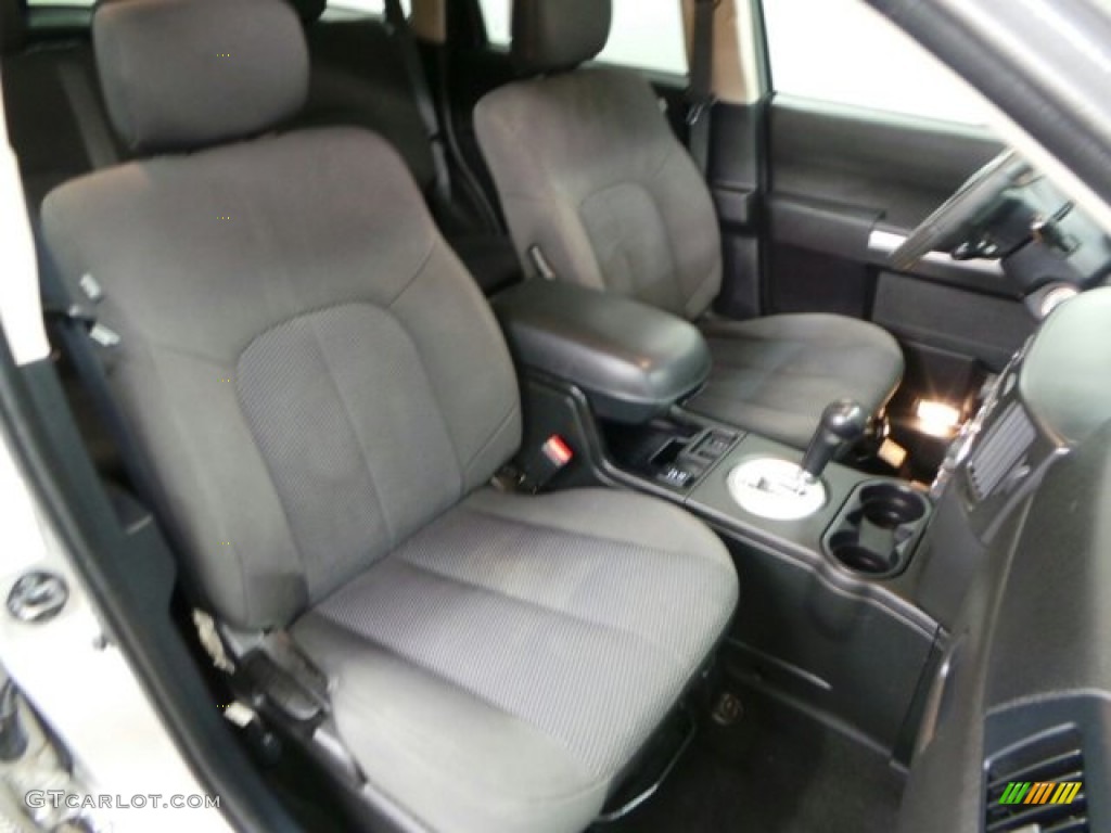 2008 Endeavor LS AWD - Liquid Silver Metallic / Black photo #9