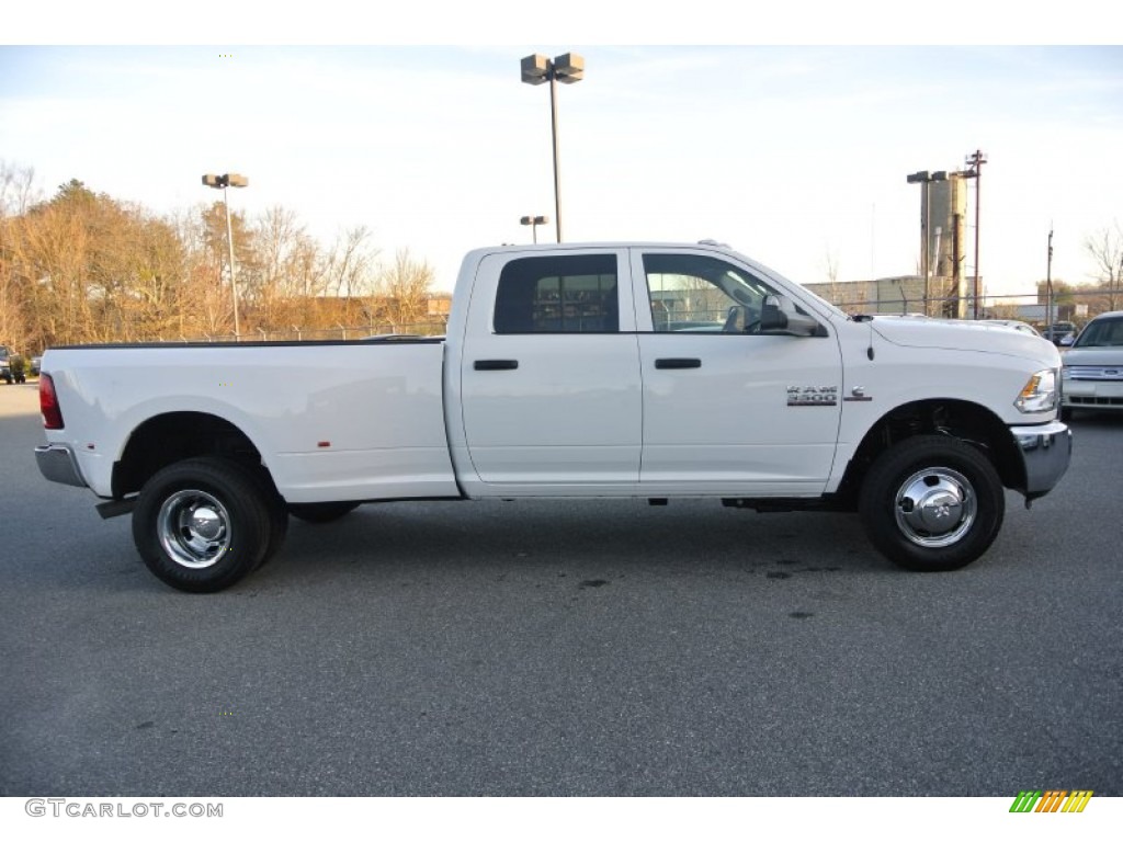 Bright White 2014 Ram 3500 Tradesman Crew Cab 4x4 Dually Exterior Photo #88732611