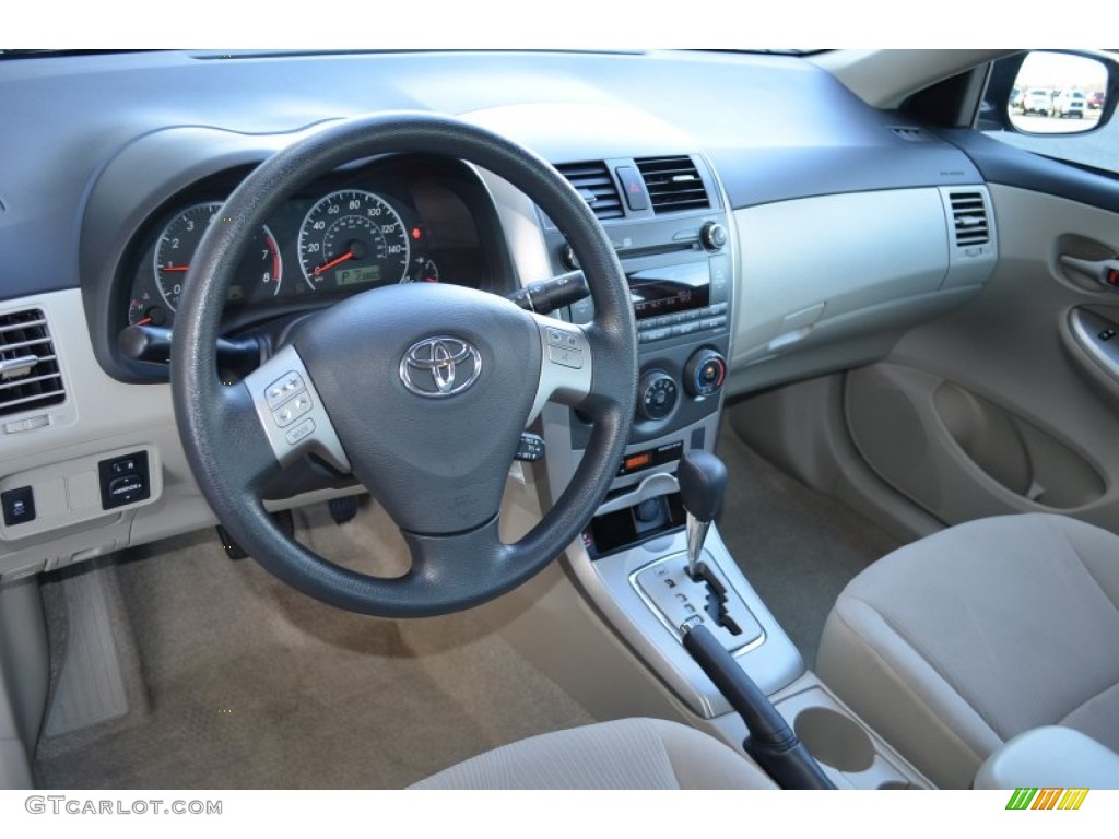 2011 Corolla LE - Nautical Blue Metallic / Bisque photo #10