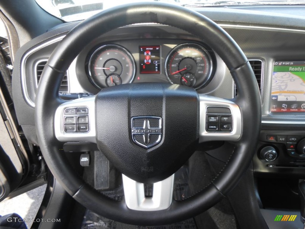 2012 Dodge Charger R/T Plus AWD Steering Wheel Photos