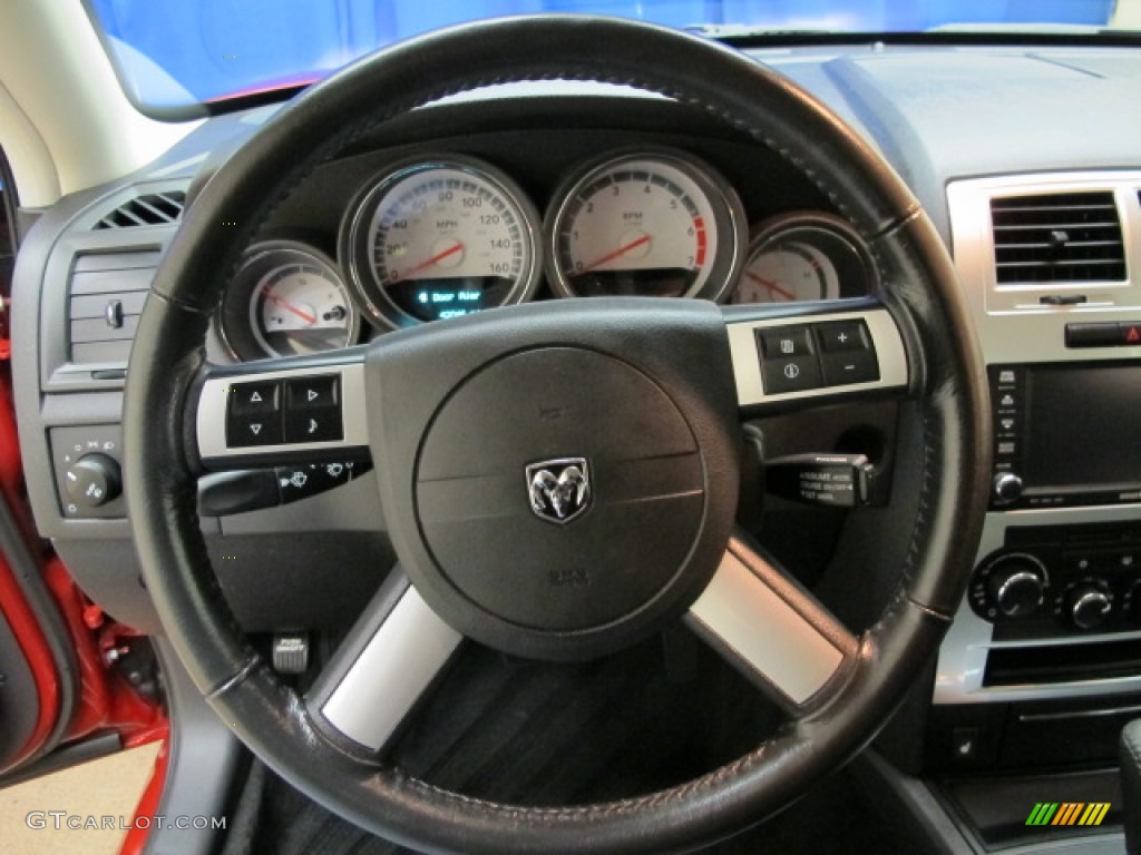 2008 Charger R/T - Inferno Red Crystal Pearl / Dark Slate Gray photo #35