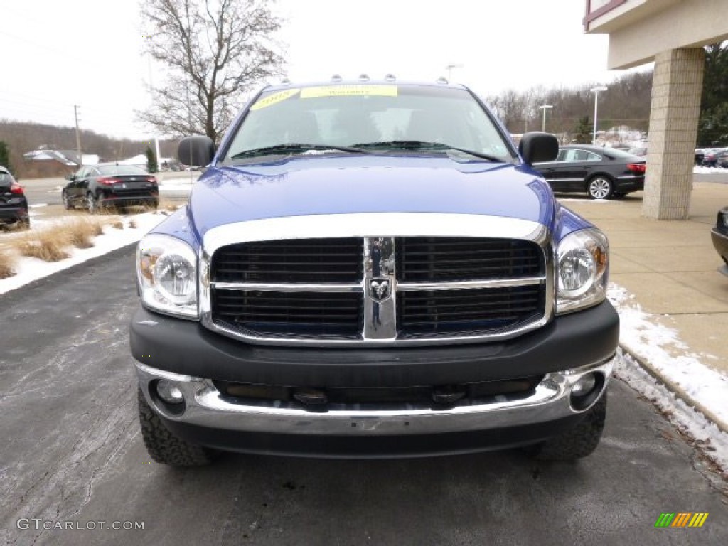 2008 Ram 1500 TRX4 Quad Cab 4x4 - Electric Blue Pearl / Medium Slate Gray photo #3