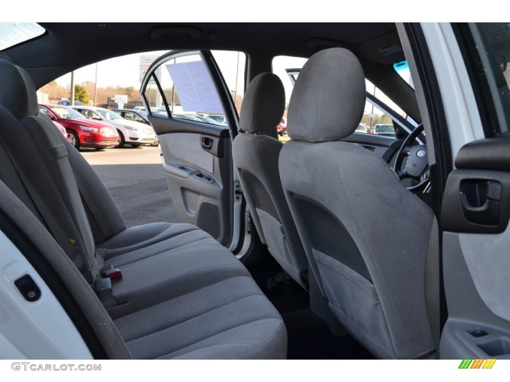 2010 Optima LX - Clear White / Gray photo #12