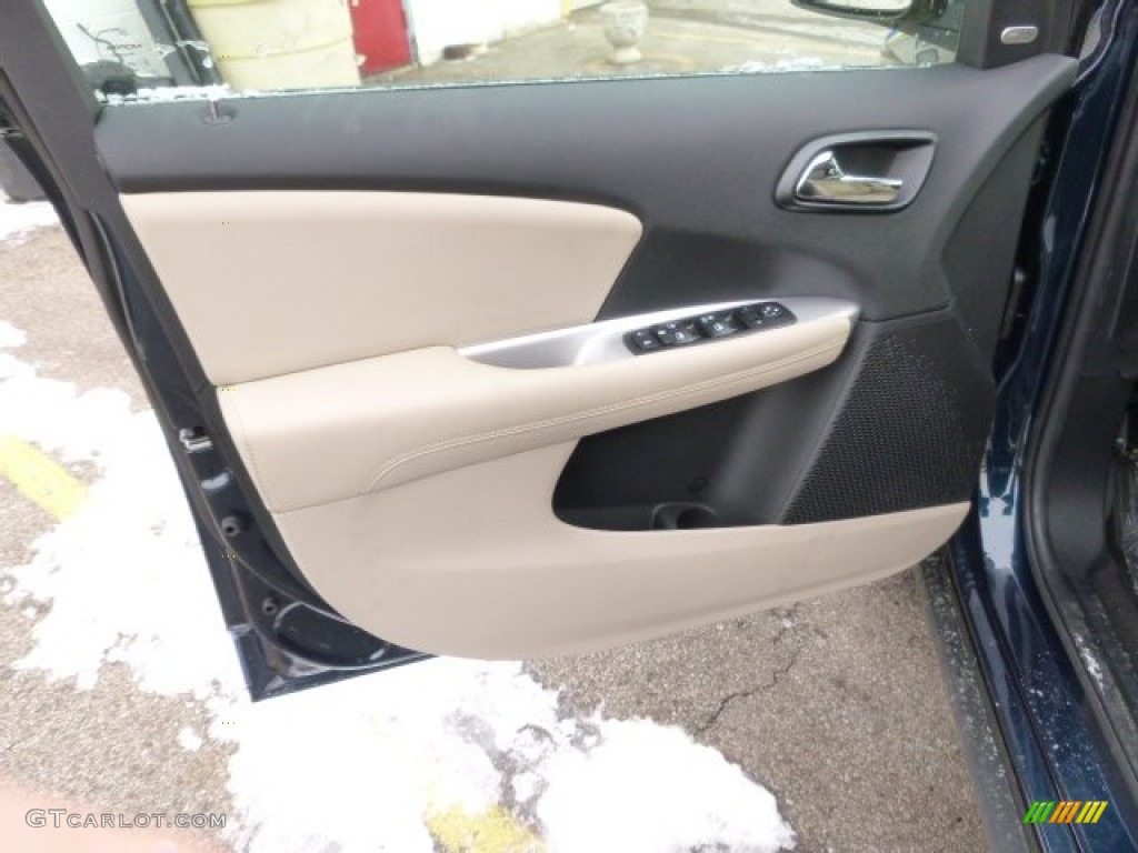 2014 Dodge Journey SXT AWD Black/Light Frost Beige Door Panel Photo #88736703