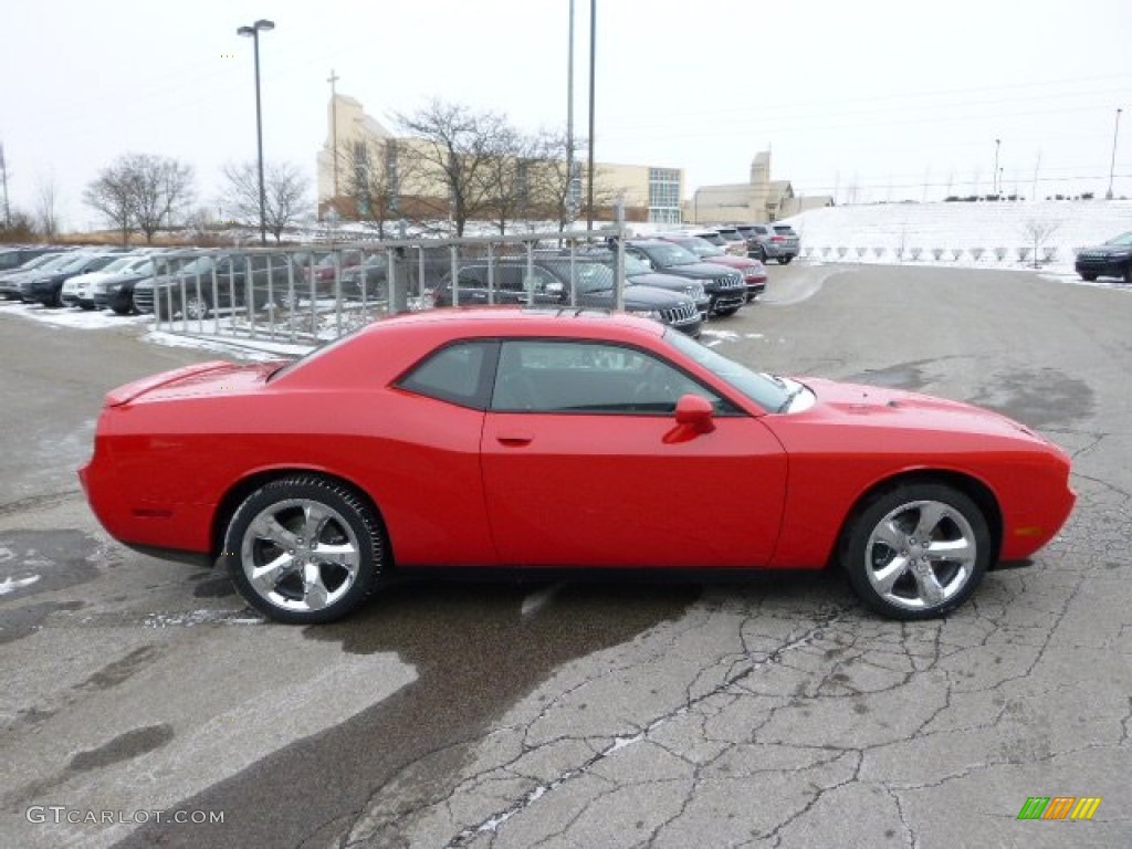 2014 Challenger R/T - TorRed / Dark Slate Gray photo #5