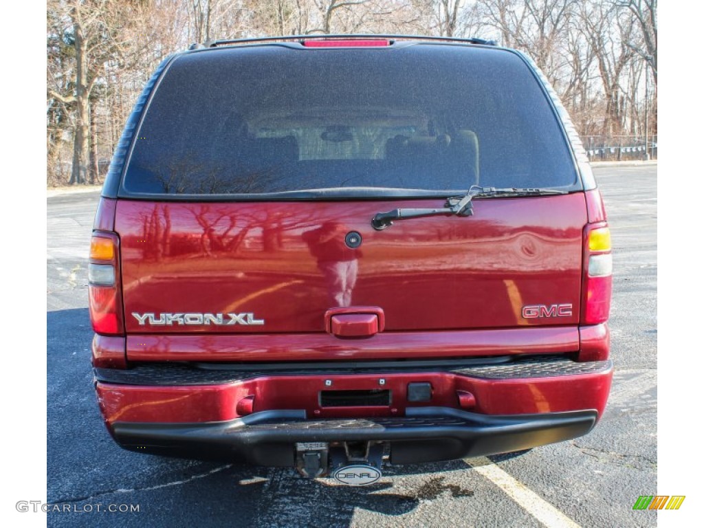 2002 Yukon XL Denali AWD - Garnet Red Metallic / Sandstone photo #5