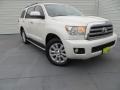 2010 Blizzard White Pearl Toyota Sequoia Platinum  photo #2