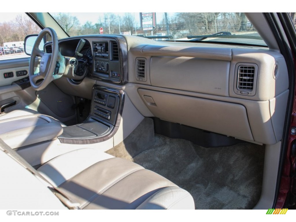 2002 Yukon XL Denali AWD - Garnet Red Metallic / Sandstone photo #9