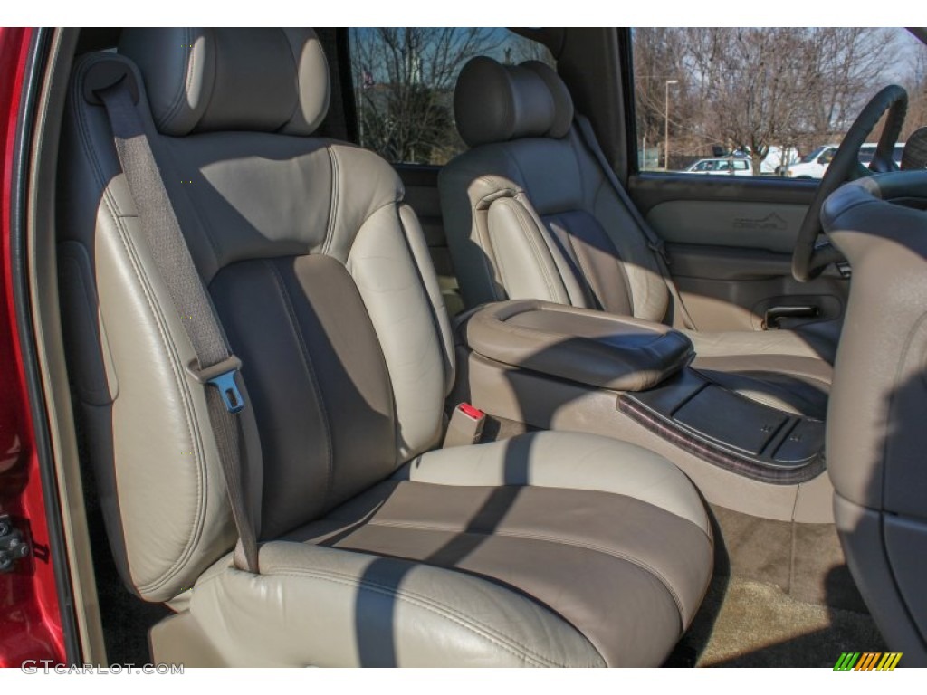 2002 Yukon XL Denali AWD - Garnet Red Metallic / Sandstone photo #10
