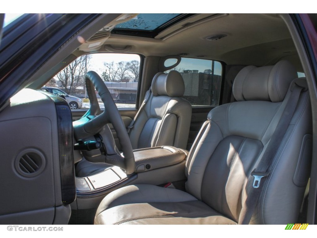 2002 Yukon XL Denali AWD - Garnet Red Metallic / Sandstone photo #13