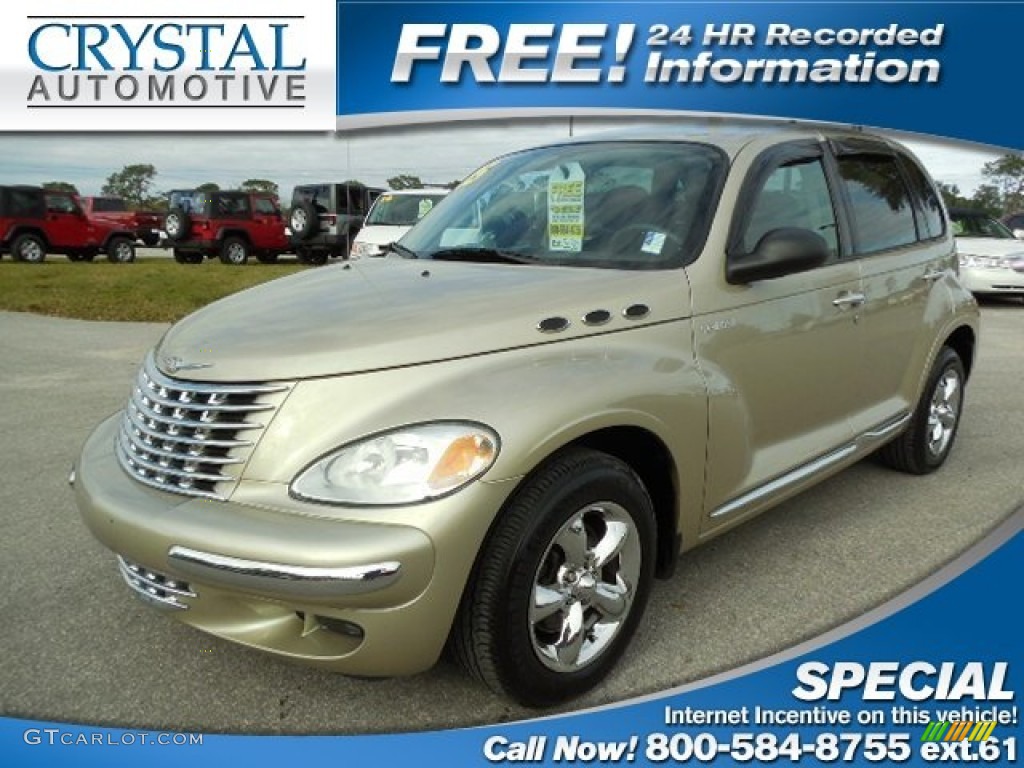 2005 PT Cruiser Touring - Linen Gold Metallic Pearl / Black photo #1