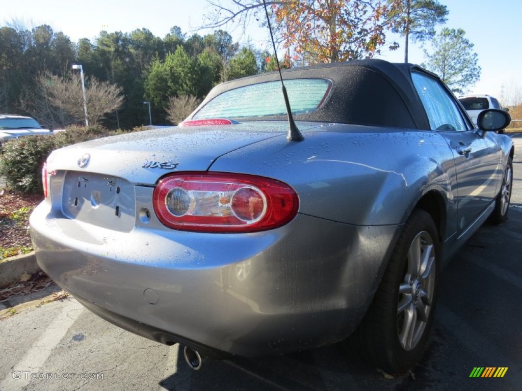 2013 MX-5 Miata Sport Roadster - Dolphin Gray Mica / Black photo #3
