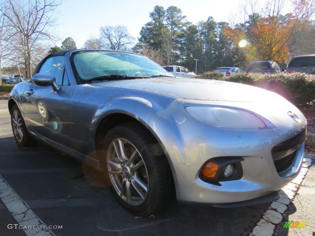 2013 MX-5 Miata Sport Roadster - Dolphin Gray Mica / Black photo #4