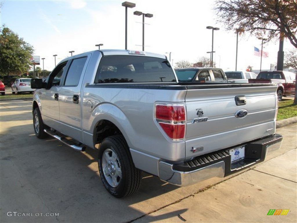 2014 F150 XLT SuperCrew - Ingot Silver / Steel Grey photo #3