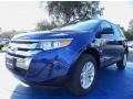 Deep Impact Blue 2014 Ford Edge SE Exterior