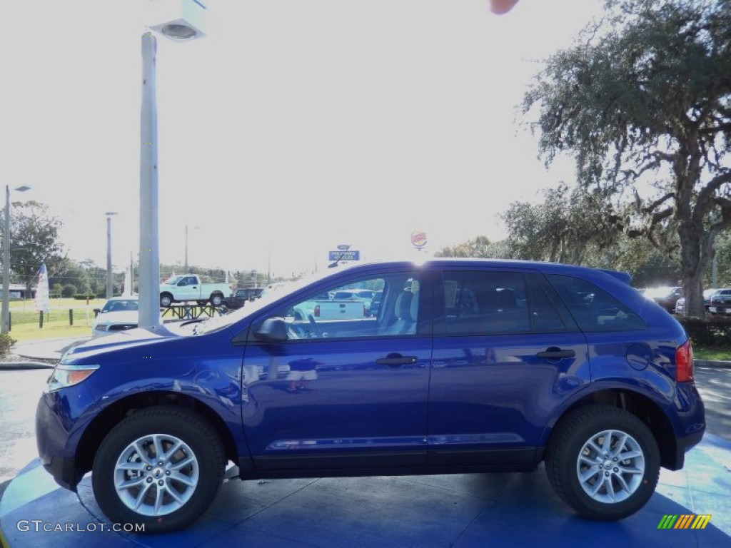 Deep Impact Blue 2014 Ford Edge SE Exterior Photo #88739367