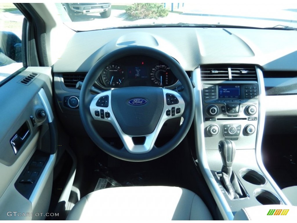 2014 Ford Edge SE Medium Light Stone Dashboard Photo #88739514