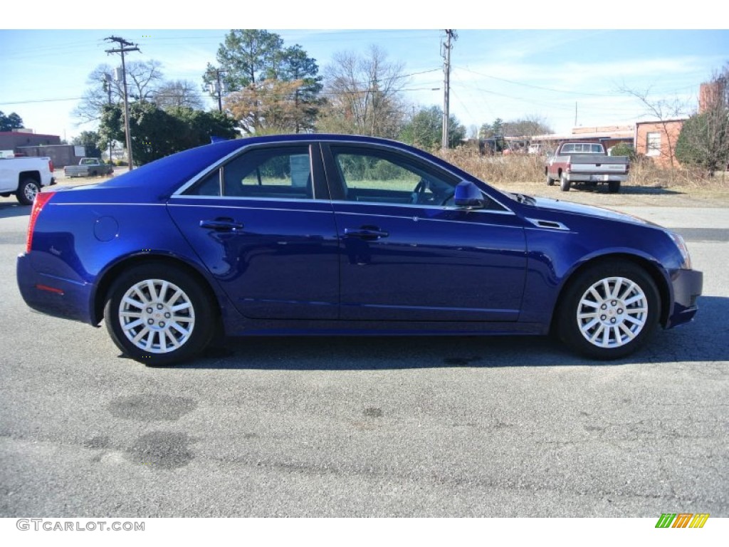 2013 CTS 4 3.0 AWD Sedan - Opulent Blue Metallic / Ebony photo #6