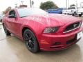 2014 Ruby Red Ford Mustang V6 Coupe  photo #7