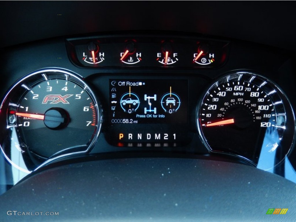 2014 Ford F150 FX2 Tremor Regular Cab Gauges Photo #88742607