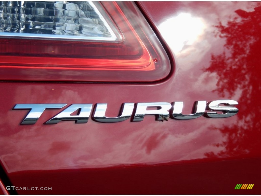 2014 Taurus SEL - Ruby Red / Charcoal Black photo #4