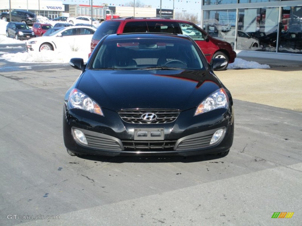 2011 Genesis Coupe 3.8 Track - Bathurst Black / Black Leather photo #2