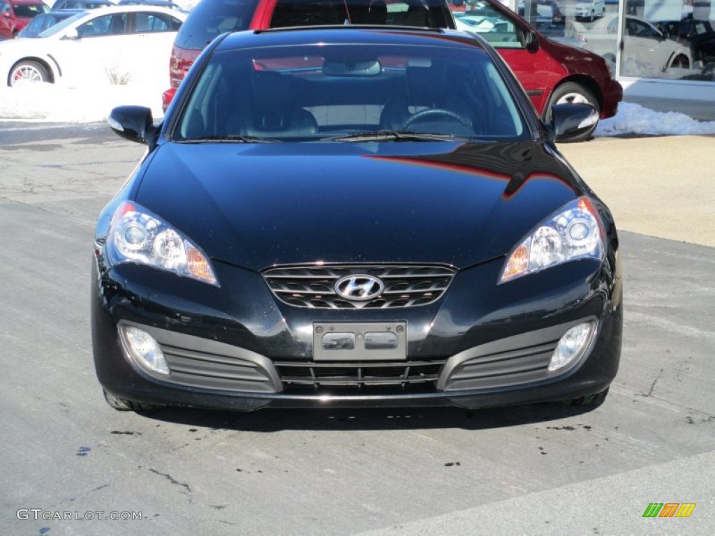 2011 Genesis Coupe 3.8 Track - Bathurst Black / Black Leather photo #3