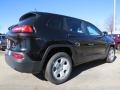 2014 Brilliant Black Crystal Pearl Jeep Cherokee Sport  photo #3