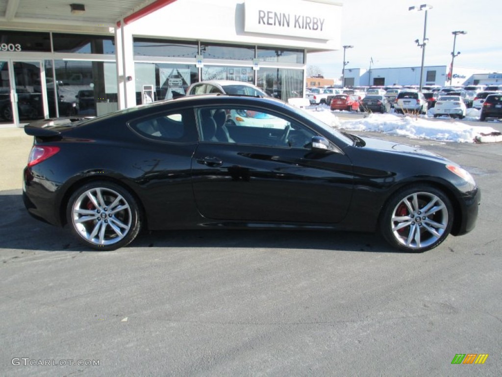 2011 Genesis Coupe 3.8 Track - Bathurst Black / Black Leather photo #9