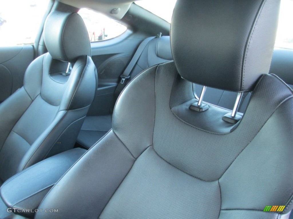 2011 Genesis Coupe 3.8 Track - Bathurst Black / Black Leather photo #13