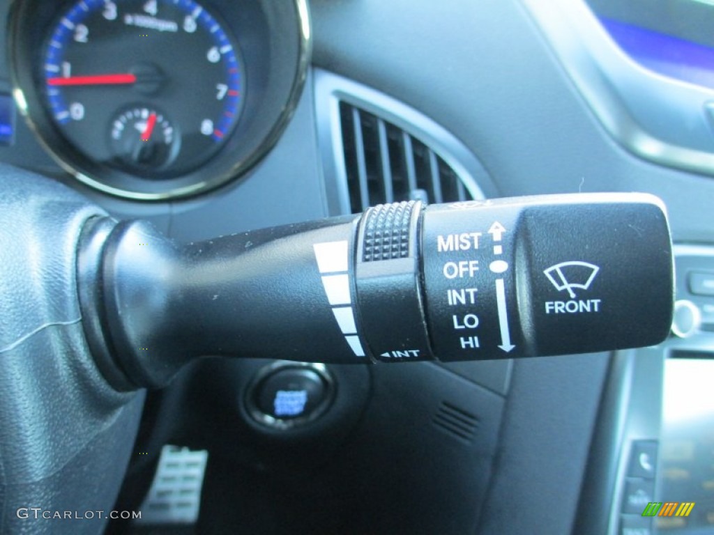 2011 Genesis Coupe 3.8 Track - Bathurst Black / Black Leather photo #19