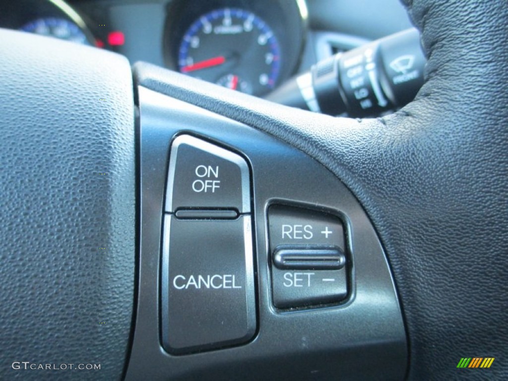 2011 Genesis Coupe 3.8 Track - Bathurst Black / Black Leather photo #24