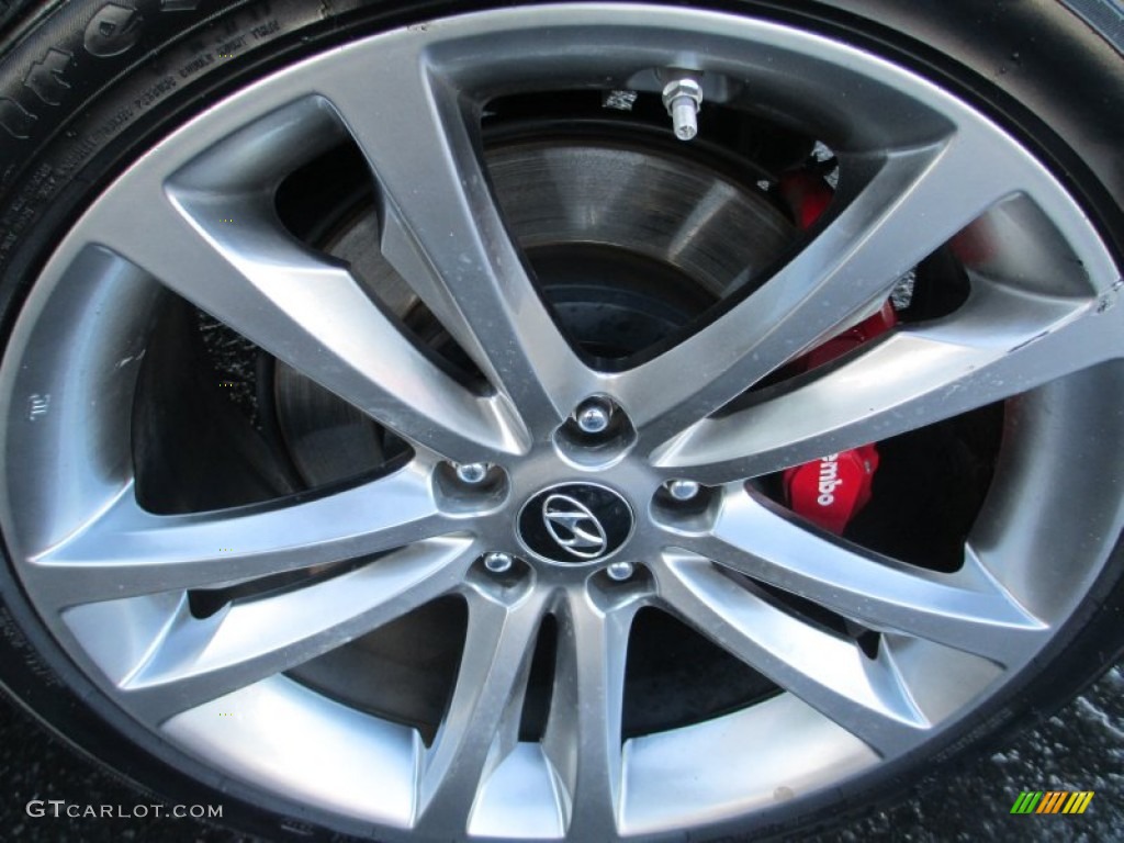 2011 Genesis Coupe 3.8 Track - Bathurst Black / Black Leather photo #34