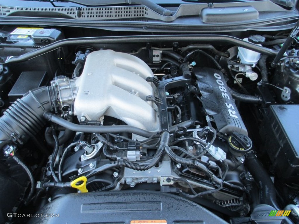 2011 Genesis Coupe 3.8 Track - Bathurst Black / Black Leather photo #37