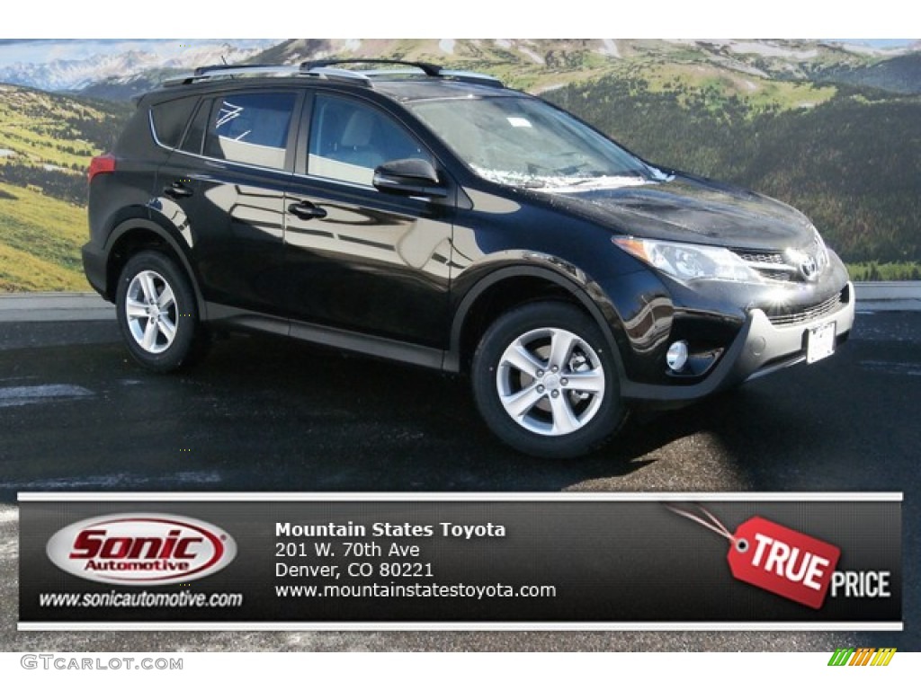 2013 RAV4 XLE AWD - Black / Ash photo #1