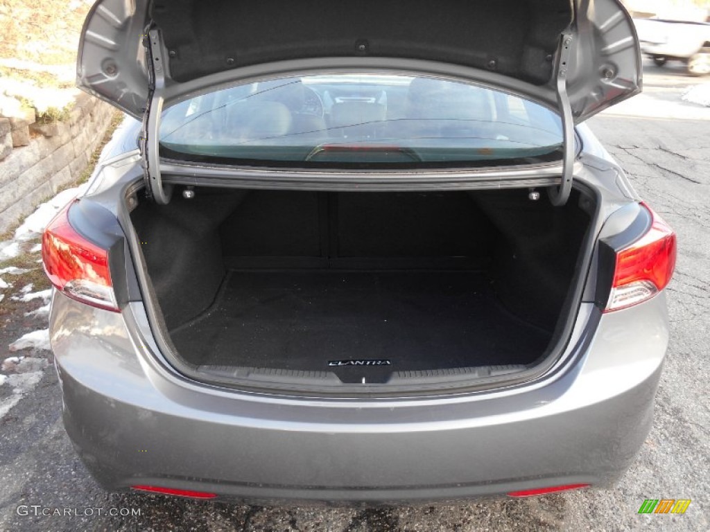 2012 Elantra Limited - Harbor Gray Metallic / Black photo #6