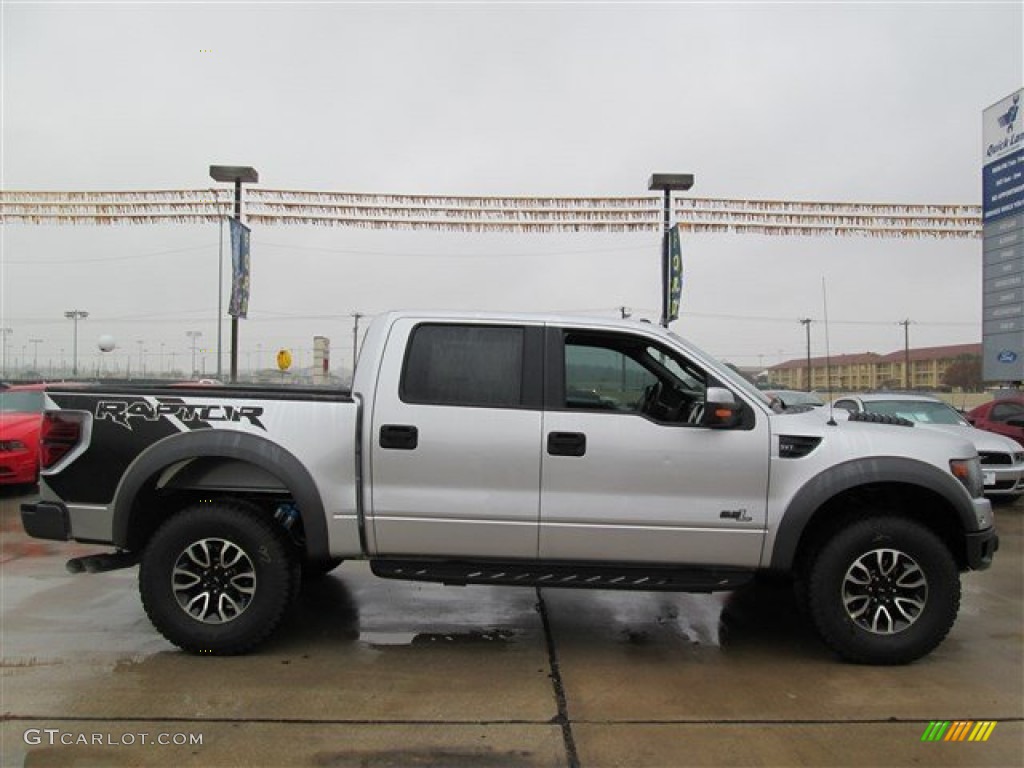 Ingot Silver 2014 Ford F150 SVT Raptor SuperCrew 4x4 Exterior Photo #88744707