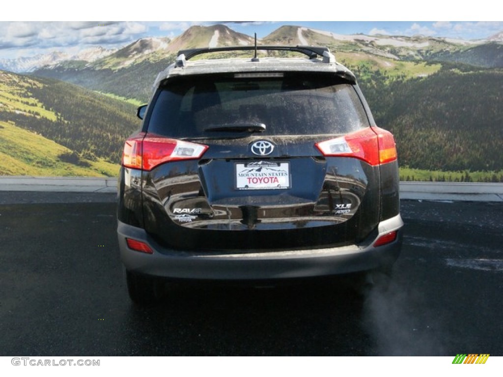 2013 RAV4 XLE AWD - Black / Ash photo #4