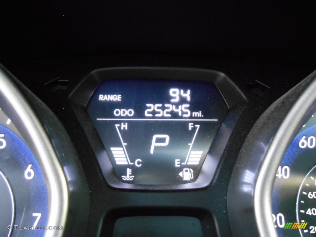 2012 Elantra Limited - Harbor Gray Metallic / Black photo #13