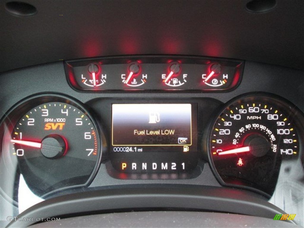 2014 Ford F150 SVT Raptor SuperCrew 4x4 Gauges Photo #88745040