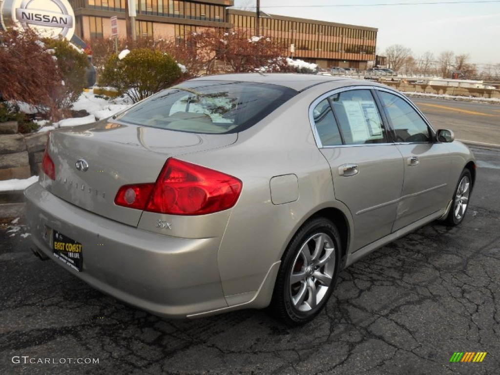 2006 G 35 x Sedan - Serengeti Sand Metallic / Wheat photo #4