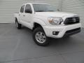 Super White 2014 Toyota Tacoma V6 Prerunner Double Cab