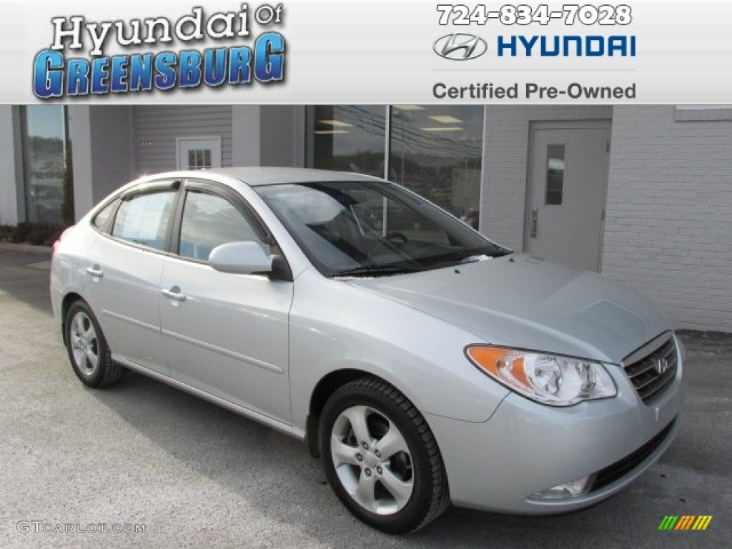2009 Elantra SE Sedan - Quicksilver / Gray photo #1