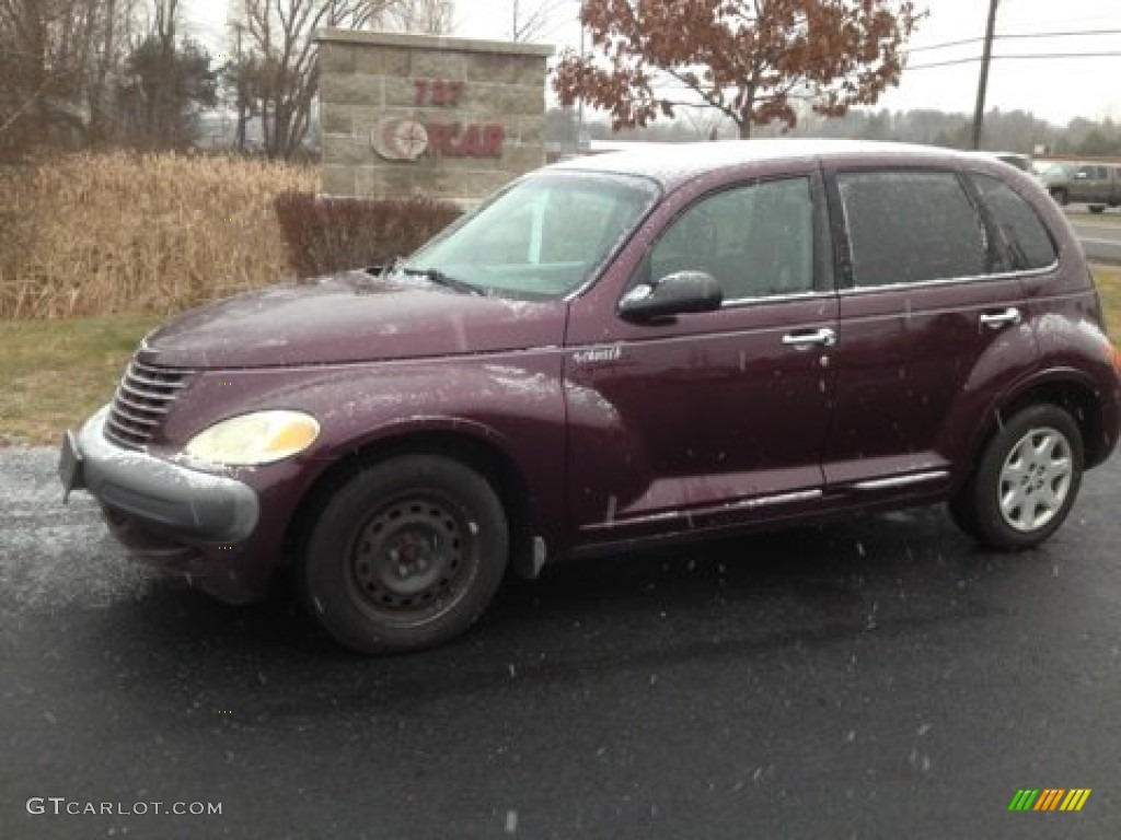 2001 PT Cruiser  - Deep Cranberry Pearl / Taupe/Pearl Beige photo #1