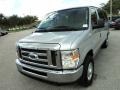 2013 Ingot Silver Metallic Ford E Series Van E350 XLT Extended Passenger  photo #14