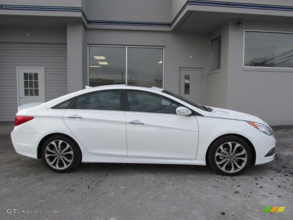 2014 Sonata SE - Pearl White / Black photo #2