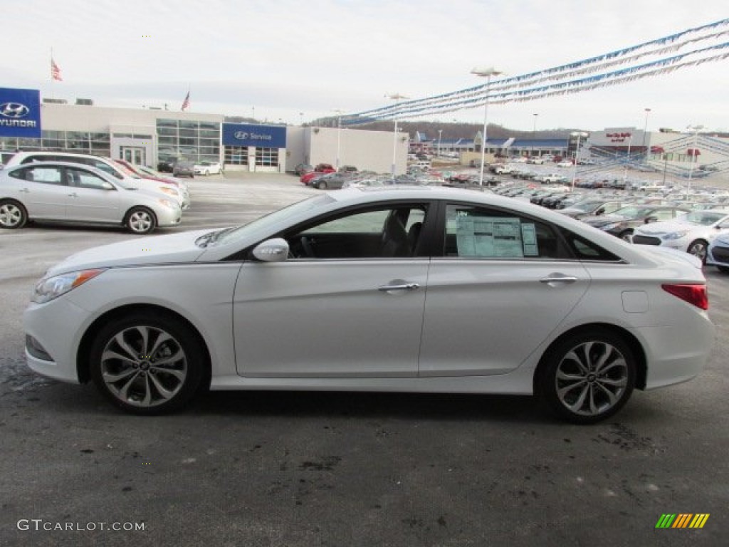 2014 Sonata SE - Pearl White / Black photo #6