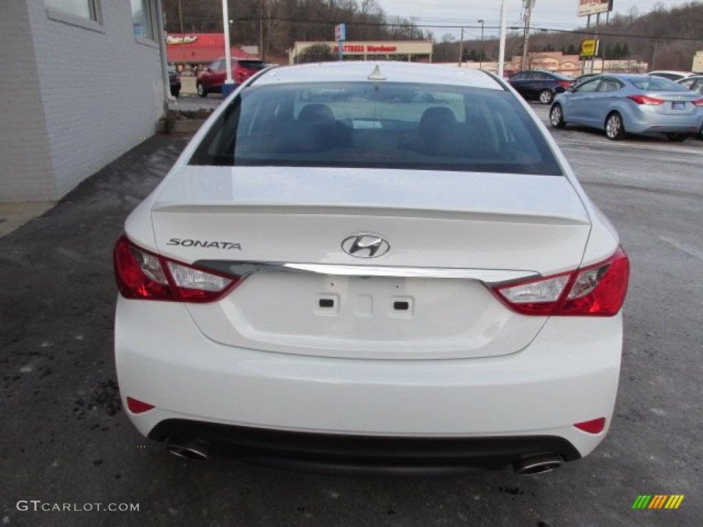 2014 Sonata SE - Pearl White / Black photo #7