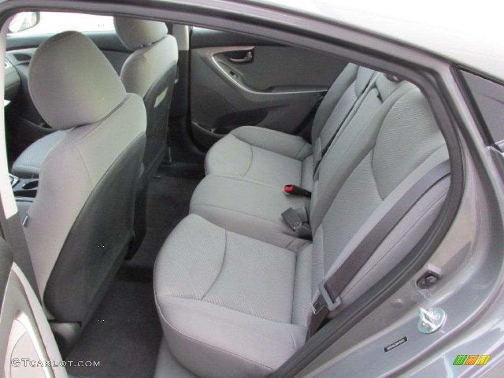 2013 Elantra GLS - Harbor Gray Metallic / Gray photo #10